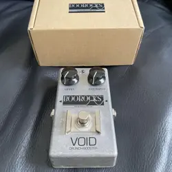 BOOROCKS VOID CR-1 CRUNCH BOOSTER OVERDRIVE PEDAL MARSHALL FENDER TONES USED