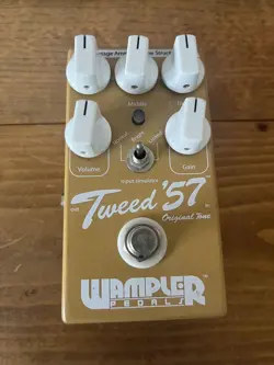 WAMPLER TWEED '57 OVERDRIVE PEDAL LIMITED EDITION FENDER AMP TONE REPLICA USED