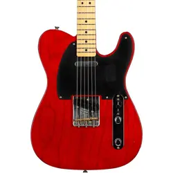 FENDER CUSTOM SHOP LE 1951 NOCASTER JOURNEYMAN RELIC GUITAR CRIMSON RED TRANS