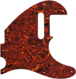 WD CUSTOM PICKGUARD FOR FENDER ACOUSTASONIC TELECASTER #05P TORTOISE SHELL/PA...