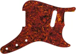 WD CUSTOM PICKGUARD FOR FENDER 1957-1976 MUSICMASTER #05P TORTOISE SHELL/PARC...