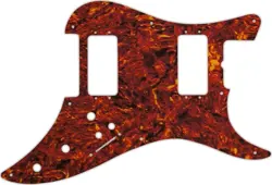 WD CUSTOM PICKGUARD FOR FENDER 1982 H-2 BULLET #05P TORTOISE SHELL/PARCHMENT