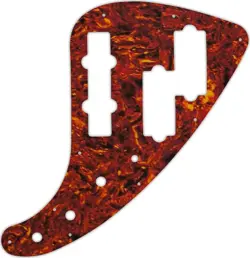 WD CUSTOM PICKGUARD FOR FENDER JP-90 JAZZ BASS #05P TORTOISE SHELL/PARCHMENT