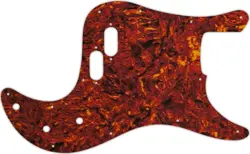 WD CUSTOM PICKGUARD FOR FENDER 1981-1985 BULLET BASS #05P TORTOISE SHELL/PARC...