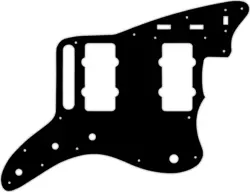 WD CUSTOM PICKGUARD FOR FENDER CLASSIC PLAYER JAZZMASTER SPECIAL #29 MATTE BLACK