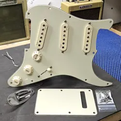 2013 FENDER USA AMERICAN DELUXE STRAT LOADED PICKGUARD S-1 N3 NOISELESS PICKUPS