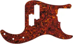 WD CUSTOM PICKGUARD FOR FENDER USA 5 STRING PRECISION BASS #05P TORTOISE SHEL...