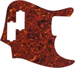 WD CUSTOM PICKGUARD FOR FENDER REGGIE HAMILTON JAZZ BASS #05P TORTOISE SHELL/...