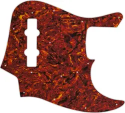 WD CUSTOM PICKGUARD FOR FENDER VINTAGE 1962-1964 JAZZ BASS #05P TORTOISE SHEL...