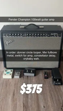 AMP AND PEDALS