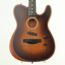 FENDER AMERICAN ACOUSTASONIC TELECASTER SUNBURST ELECTRIC GUITAR F/S FROM JAPAN