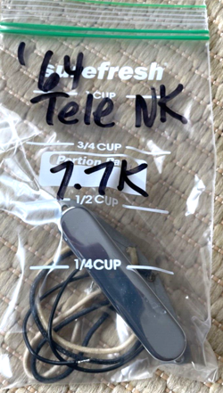 GENUINE FENDER PURE VINTAGE '64 TELECASTER/TELE GUITAR NECK PICKUP PRE OWNED