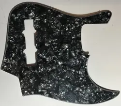 BLACK PEARL PICKGUARD FOR FENDER AMERICAN DELUXE 21 FRET JAZZ BASS