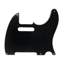 MANNMADE USA FENDER TELECASTER PICKGUARD - 5 HOLE , 3 PLY - BLACK/WHITE/BLACK