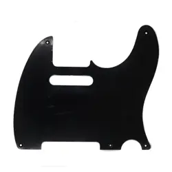 MANNMADE USA FENDER TELECASTER PICKGUARD - 5 HOLE, 1 PLY - BLACK