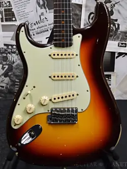 FENDER CUSTOM SHOP GUITAR PLANET EXCLUSIVE 1960 STRATOCASTER RELIC LEFT HANDED -