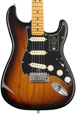 FENDER AMERICAN ULTRA LUXE STRATOCASTER - 2-COLOR SUNBURST WITH MAPLE