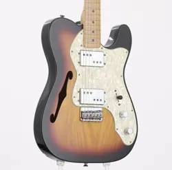 USED FENDER CLASSIC SERIES 72 TELECASTER THINLINE 3-COLOR SUNBURST FREE SHIPPING