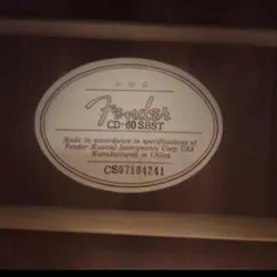 FENDER USA CD-60