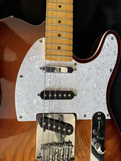 ELECTRIC GUITAR FENDER AMERICAN DELUXE TELECASTER 2007 AGED CHERRY SUNBURST