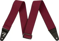 FENDER WEIGHLESS ELASTIC ADJUSTABLE GUITAR STRAP, RED TWEED #0990685002