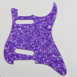 CUSTOM FOR FENDER US 11 SCREW STANDARD SS STRAT GUITAR PICKGUARD, PURPLE PEARL
