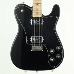 FENDER AMERICAN PROFESSIONAL TELECASTER DELUXE SHAWBUCKER BLACK USED W/HARD CASE