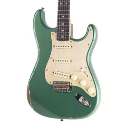BRAND NEW FENDER CUSTOM SHOP LTD STRATOCASTER RELIC FADED AGED SHERWOOD METALLIC
