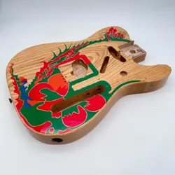 FENDER JIMMY PAGE DRAGON TELECASTER 2-PIECE ASH BODY MINT 25026