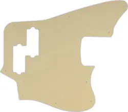 WD CUSTOM PICKGUARD FOR FENDER 2018 PLAYER SERIES JAGUAR BASS #06B CREAM/BLAC...
