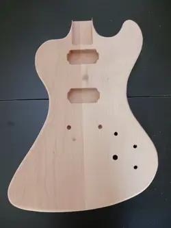  ALDER RD GUITAR BODY PROJECT BOLT NECK GIBSON STYLE FITS FENDER HEEL DISCOUNTED