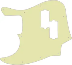 WD CUSTOM PICKGUARD FOR LEFT HAND FENDER BLACKTOP JAZZ BASS #34 MINT GREEN 3 PLY