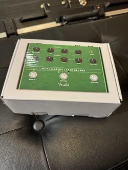 FENDER DUAL MARINE LAYER REVERB GUITAR EFFECTS PEDAL - OPEN BOX