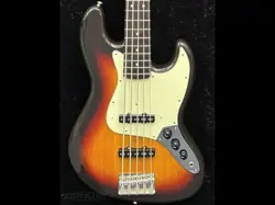 FENDER JAPAN JBV-95 USED ALDER BODY 5 STRING 3TONE SUNBURST W/SOFT CASE