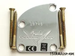 USA FENDER CUSTOM SHOP STRAT PRO 2025 RELIC CONTOUR NECK PLATE, STRAT