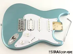 LOADED FENDER SQUIER AFFINITY SERIES STRATOCASTER JUNIOR HSS STRAT BODY, IBM