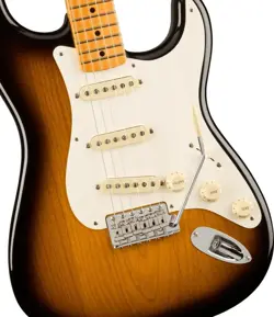 FENDER AMERICAN VINTAGE II 1957 STRATOCASTER, MAPLE FINGERBOARD 2-COLOR SUNBURST