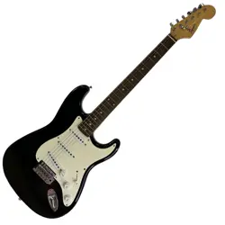 FENDER SQUIER BULLET STRAT ELECTRIC GUITAR- BLACK W/BAG