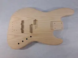 UNFINISHED ASH JAZZ P/J BASS GUITAR BODY - FITS FENDER NECKS J2083