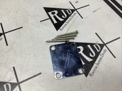 80’S FENDER USA F LOGO ELECTRIC GUITAR NECK PLATE