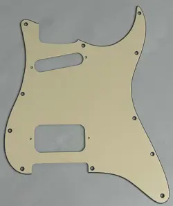 CUSTOM FOR FENDER STRATOCASTER 11 HOLE HS STYLE GUITAR PICKGUARD VINTAGE YELLOW