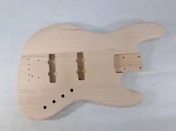 UNFINISHED MAPLE JAZZ BASS GUITAR BODY - FITS FENDER NECKS J2087
