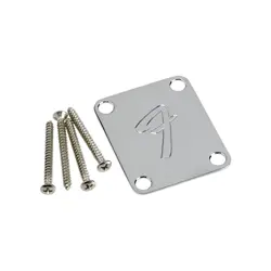 NEW FENDER 4-BOLT VINTAGE-STYLE NECK PLATE 
