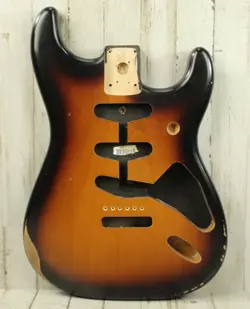 NEW FENDER ROAD WORN 50'S STRATOCASTER BODY - 2-TONE SUNBURST (679)