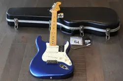 UNPLAYED! 2023 FENDER AMERICAN ULTRA STRATOCASTER COBRA BLUE + FENDER CASE