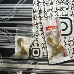 NEW SCHALLER DA VINCI GOLD TUNER 6 IN LINE 18:1 FENDER STRAT TELE SINGLE TUNER