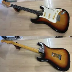 FENDER JAPAN STRATO STD-62 SCALLOP FINGERBOARD HARD CASE SAFE DELIVERY FROM JAPA