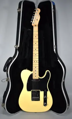 2005 FENDER AMERICAN STANDARD TELECASTER OLYMPIC WHITE FINISH W/OHSC