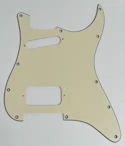 FOR FIT 3-PLY FENDER US 11 SCREW HS STRATOCASTER GUITAR PICKGUARD,VINTAGE YELLOW