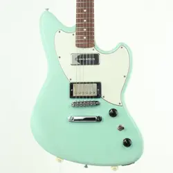 FENDER ALTERNATE REALITY POWERCASTER MOD SURF GREEN USED ELECTRIC GUITAR  2018